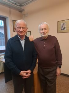 Pietro Policante (a sinistra) con il neo Presidente Claudio Verretto